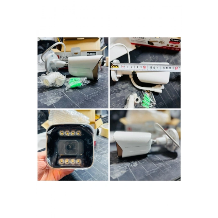 EgeTeck EGT-201 5MP SESLİ IP Bullet PoE 3.6MM Network Kamera Gece-Gündüz Renkli Görüntü