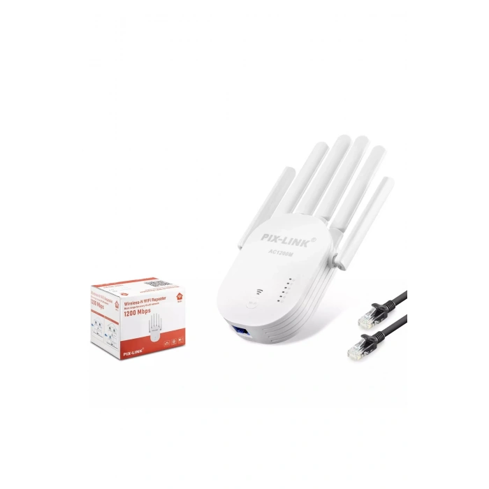 WR60T PL-8261 Wifi Repeater 1200Mbps Beyaz