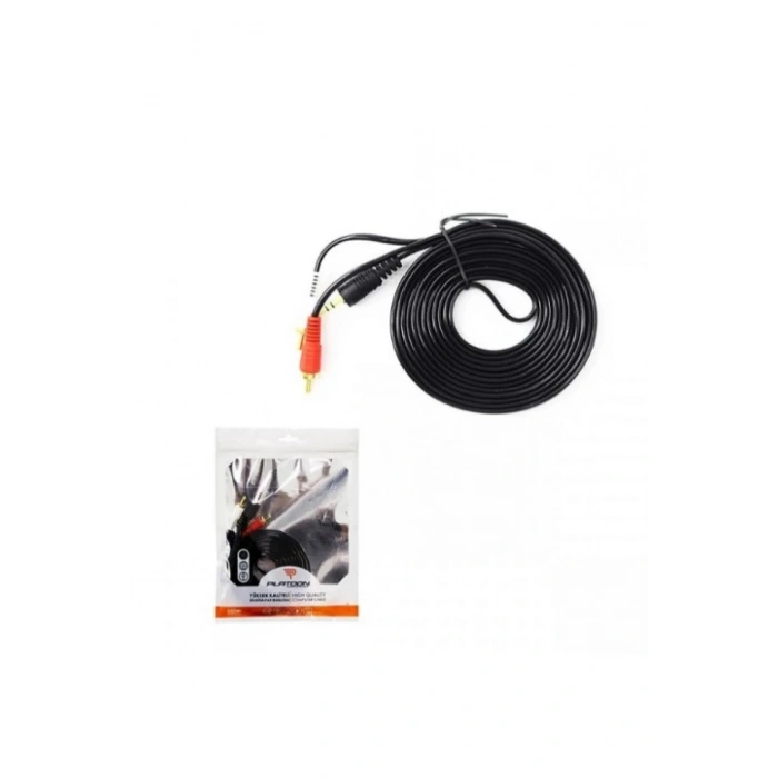 Platoon Pl-8581 1.5m Metre Rca Aux 3.5mm Ses Sistemi Kablosu