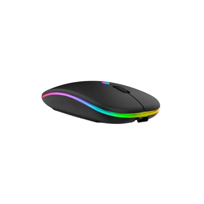 Sprange SRM1 Rgb Ledli Şarjlı Çift Mod 2.4GHz Wireless + 5.1V Bluetooth Mouse
