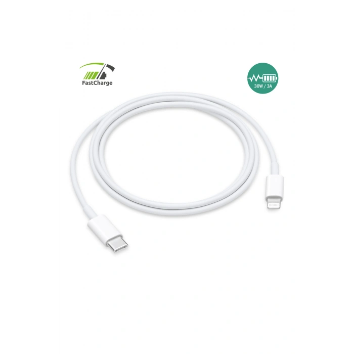 Type-c  Lightning Iphone Uyumlu 3A 30W Lk209 Hızlı Şarj Kablosu