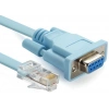 RJ45 To RS232 9 Pin CAT5E 6 Çevirici Dönüştürücü Adaptör Ethernet Kablosu