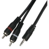 Alfais 4794s 3.5mm Stereo To 2rca Aux Ses Kulaklık Çevirici Kablosu (1.8 Metre)