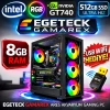 EGETECK Gamarex i5 3470 8GB RAM 512GB SSD GT740 128 BİT Akvaryum Gaming Oyuncu Bilgisayarı (GT8512)