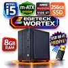 EGETECK Wortex i5 3470 8GB RAM 256GB SSD GDDR6 RX 5500 8GB 256BİT Bilgisayar Kasası (WRX8256)