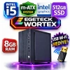 EGETECK Wortex i5 3470 8GB RAM 512GB SSD İntel Hd Graphics Bilgisayar Kasası (Wi8512)