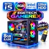 EGETECK Gamarex i5 3470 8GB RAM 320GB HDD İntel HD Graphics Akvaryum Gaming Oyuncu Bilgisayarı (İ8320)