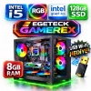 EGETECK Gamarex i5 3470 8GB RAM 128GB SSD İntel HD Graphics Akvaryum Gaming Oyuncu Bilgisayarı (İ8128)