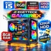 EGETECK Gamarex i5 3470 8GB RAM 320GB HDD GDDR6 RX 5500 8GB 256BİT Akvaryum Gaming Oyuncu Bilgisayarı (RX8320)