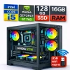 EGETECK Gamarex i5 3470 16GB RAM 128GB SSD GT740 128 BİT Akvaryum Gaming Oyuncu Bilgisayarı (GT16128)