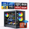EGETECK Gamarex i5 3470 8GB RAM 320GB HDD İntel HD Graphics Akvaryum Gaming Oyuncu Bilgisayarı (İ8320)