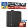 EGETECK Wortex i5 3470 8GB RAM 128GB SSD GDDR6 RX 5500 8GB 256BİT Bilgisayar Kasası (WRX8128)