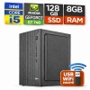 EGETECK Wortex i5 3470 8GB RAM 128GB SSD 4GB GT740 128 BİT Bilgisayar Kasası (WGT8128)