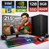 EGETECK WorkPro i5 3470 8GB 128GB SSD GT740 4GB Ekran Kartı 21.5 Monitör Masaüstü Bilgisayar