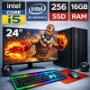 EGETECK Gamework i5 3470 16GB RAM 256GB SSD İntel HD Graphics 24 Monitör Akvaryum Gaming Oyuncu Bilgisayarı