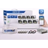 EGETECK 5MP Renkli Gece Görüşlü 8Lİ 250GB HDD AHD Akıllı Güvenlik Kamera Seti