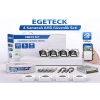 EGETECK 5MP Renkli Gece Görüşlü 4Lü 250GB HDD AHD Akıllı Güvenlik Kamera Seti