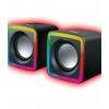 Jedel S-575 3.5mm TRS - USB Güç - Renkli Rgb Işıklı 1+1 Hoparlör Speaker