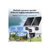 Aurora 3 Kameralı 6MP 4K 4G 100GB Sim Kart Hediye Güneş Panelli Solar 360 PTZ Akıllı Güvenlik Kamera