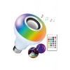 5M BLUETOOTH AMPUL HOPARLÖR VE RENK SEÇENEĞİ 12W KUMANDALI RGB