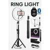 Ring Fill Light Led Işıklı Tripod 10 Inç Halka Youtuber Tiktok Makyaj Işığı Ayaklı Tripot