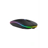 Sprange SRM1 Rgb Ledli Şarjlı Çift Mod 2.4GHz Wireless + 5.1V Bluetooth Mouse