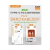 Type-c  Lightning Iphone Uyumlu 3A 30W Lk209 Hızlı Şarj Kablosu