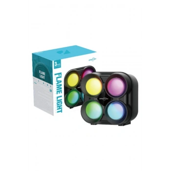 GTS-1835 3 Inç 5 W Mini Boy RGB Led Taşınabilir Usb TF Kart Bluetooth Speaker 500 mAh