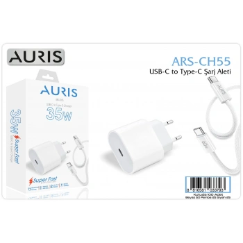 Auris CH55 35W USB-C To Type-C Super Fast Şarj Aleti Seti