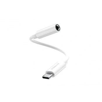 Syrox DT22T-A Type-C - 3.5mm AUX Dönüştürücü - Beyaz