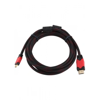 1080P Hasır Örgülü HDMI Kablo - 3 Metre Standart