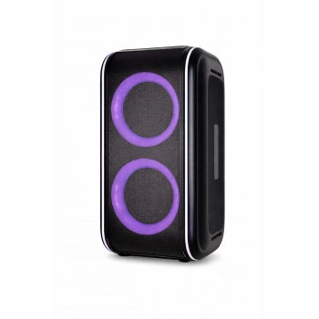 HP-978 Taşınabilir Bluetooth Hoparlör – 6” Çift Hoparlör, RGB Işık, TWS, Extra Bass