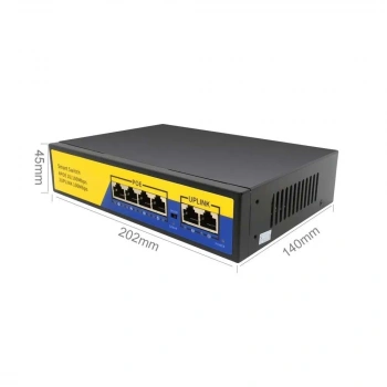 NB-1006B 4 Port 10/100M POE Switch