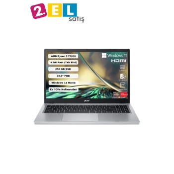 Acer Aspire 3 A315-24p Ryzen 5 7200u 8gb 256 Gb 15.6 Notebook (İKİNCİ EL)