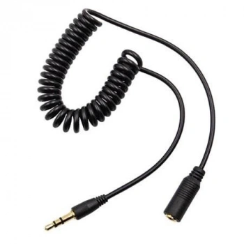 Alfais 4271 Spiralli 3.5mm Dişi Erkek Stereo Uzatma Kablosu