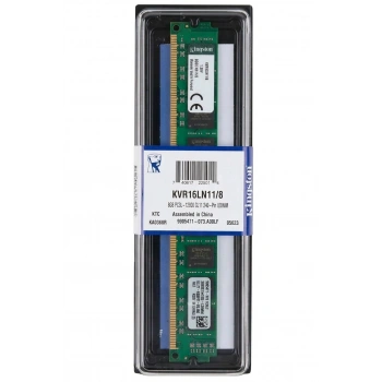Kingston 8 GB 1600 MHz DDR3 CL11 KVR16LN11/8WP Ram