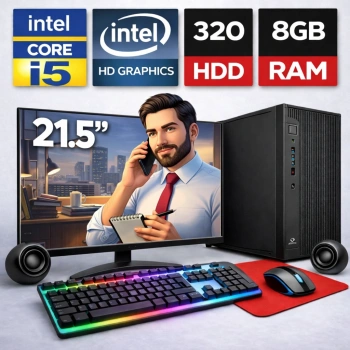 EGETECK WorkPro i5 3470 8GB 320GB HDD İntel HD Graphics 21.5 Monitör Masaüstü Bilgisayar