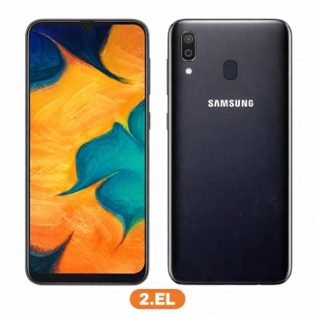 Samsung Galaxy A30 (A305F) 6.4 inç 4G LTE - 4GB RAM, 64GB ROM, 16MP Kamera Cep Telefonu (2.EL)