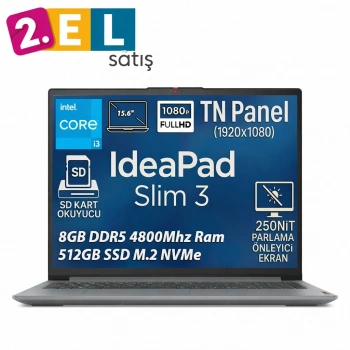 Lenovo Ideapad 3 Intel Core i3 N305 8GB 512GB SSD 15.6 Laptop