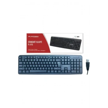 Platoon Pl-070 Kablolu Standart Usb Klavye Türkçe Q