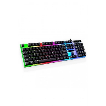 Concord C-59+ Rgb Led Gaming Işıklı Oyuncu Klavye Gaming Oyun
