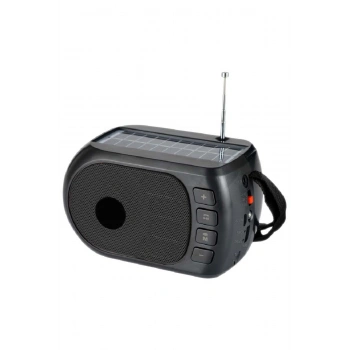 Concord FP506S Solar Güneş Enerji FM Radyo Bluetooth Hoparlör SİYAH