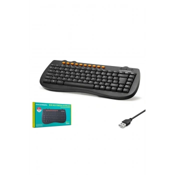 Hadron Hd823a Mini Multımedıa Kablolu Q Klavye Siyah
