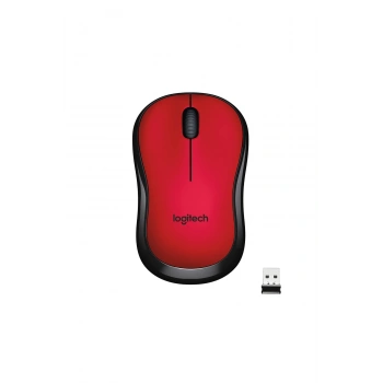 M220 Sessiz Kompakt Kablosuz Mouse Kırmızı