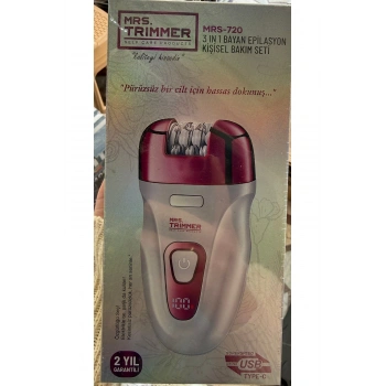 Mrs Epilatör MRS-720 Kablosuz Kullanım Tıraş Başlıklı