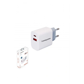 Sprange pt-x45 Samsung Galaxy A54 5G Uyumlu 45 Watt Hızlı Turbo Şarj BAŞLIK YERLİ ÜRETİM