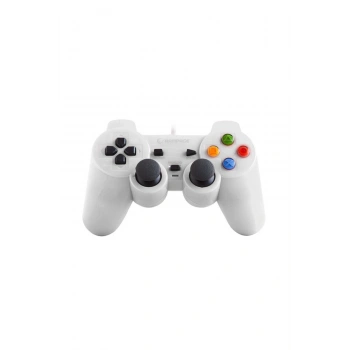 Rampage Sg-R602 Ps3/Pc Beyaz Usb 1.8m Joypad Uyumlu Beyaz Renk