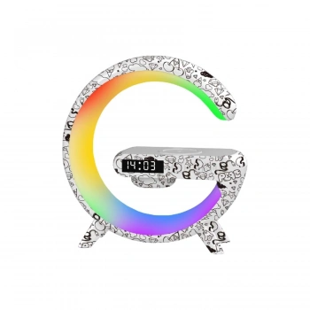 SPRANGE SR-S10 Led Wireless Kablosuz Hızlı Şarj Bluetooth Hoparlör Taşınabiilir