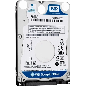 Western Digital Blue WD5000LPVX SATA 3.0 5400 RPM 2.5 500 GB Harddisk