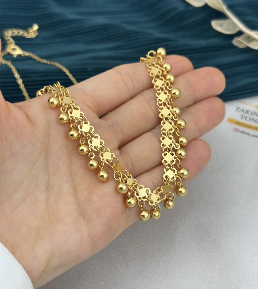 22 Ayar Kişniş Kolye (50+5 cm)